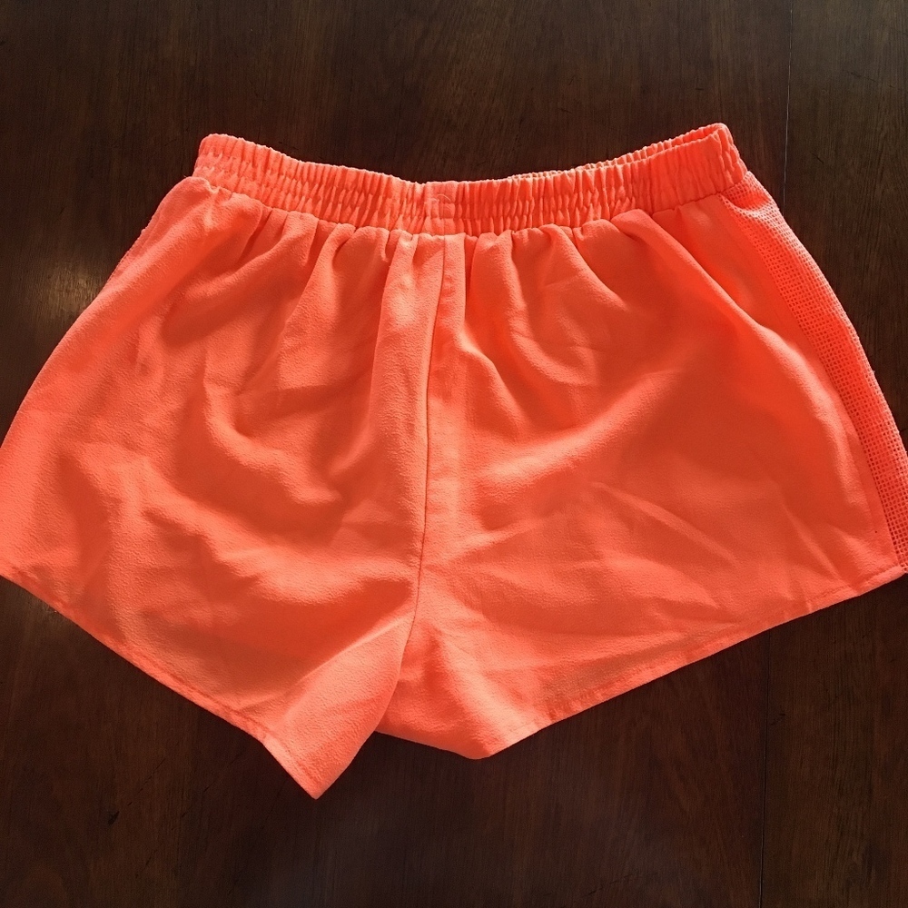 🏆 Lush Neon Orange Shorts